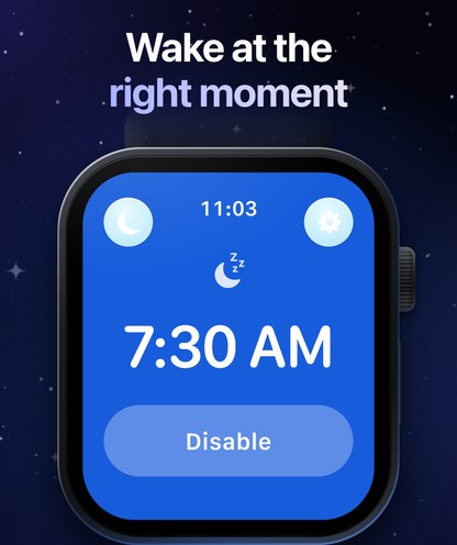 Nudge on Apple Watch: armed alarm