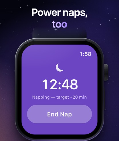 Nudge on Apple Watch: power nap